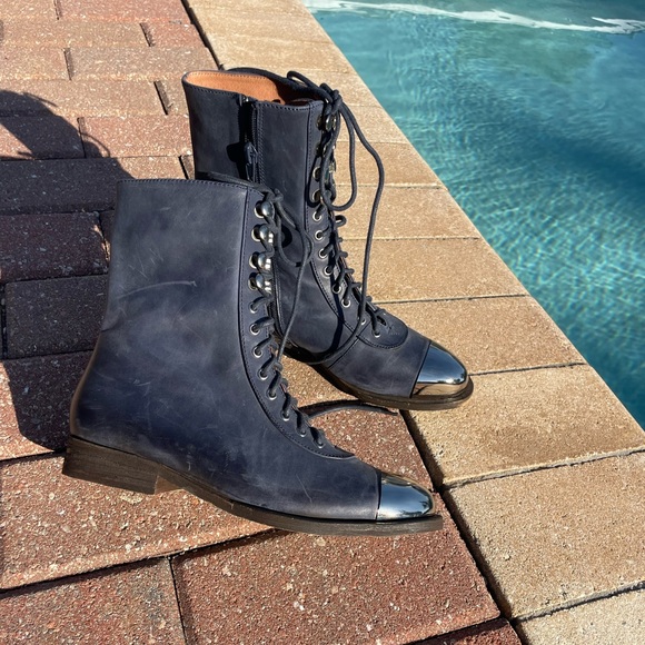 Jeffrey Campbell Zorro Leather Boots Size 6 - Picture 14 of 16